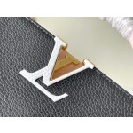 𝐋𝐎𝐔𝐈𝐒𝐕𝐔𝐈𝐓𝐓𝐎𝐍 M21887 Black Pink Color Combination Medium This CAPUCINES BB Handbag